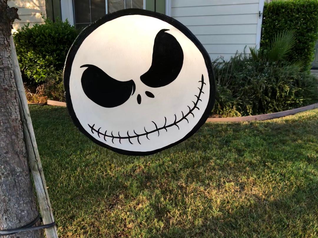 Jack Skellington Nightmare Before Christmas Halloween Lawn Art